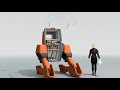Retrofuturism Mech Walker, a 3D model &amp; CGI animation in Autodesk Inventor Studio