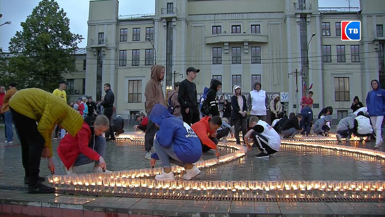 Архив ТВ: акция "Огненные картины войны"