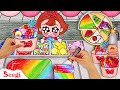 Satisfying Video 🌈 How To Make RAINBOW FRUIT Ice Cream Roll ASMR | Seegi Channel