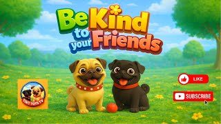 Kind To Our Friends #toddlersongs #3danimation #kidsvideo #tinytots #preschoolsongs