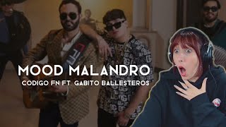 (REACCIÓN) Mood Malandro – Codigo FN & Gabito Ballesteros (Video Oficial)