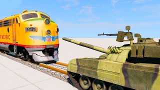 Train vs Tank – BeamNG drive