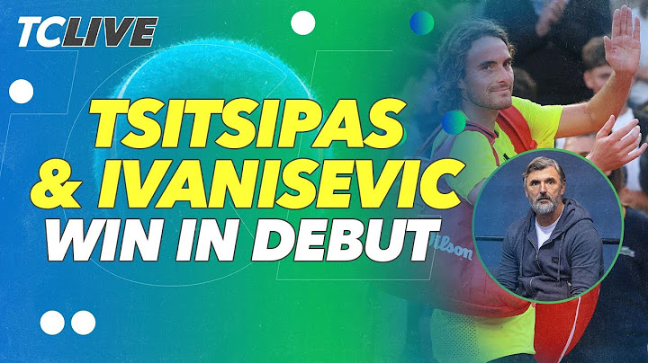 Roddick reacts to Tsitsipas and Ivanisevic's winning debut | TC Live