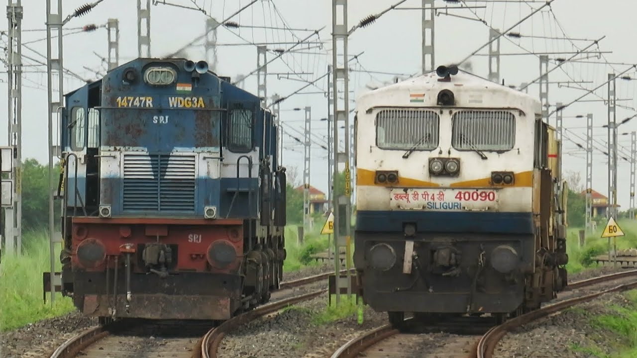 [16 in 1] Beautiful Light Locomotives | Electric vs Diesel | WDG-4G+WDM-3D+WAP-4 | Indian Railways