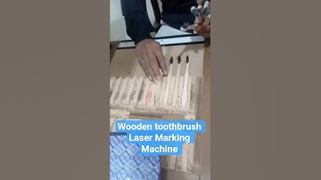 Wooden Brush Laser Marking Machine | Wood Laser Marking Machine | CO2 laser marking machine