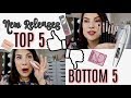 TOP 5 BOTTOM 5: New Makeup Releases