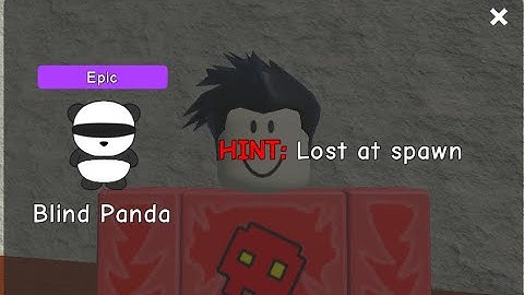 How to find Blind Panda - Find The Pandas