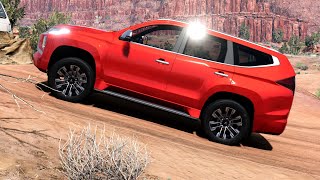 BeamNG Drive - Mitsubishi Pajero Sport 3.0 AT Ultimate 2019 Desert Driving screenshot 4