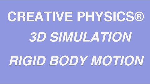 Demonstration of Rigid Body Motion