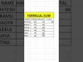 Master Excel SUM formula in 14 seconds|Most Important Formula