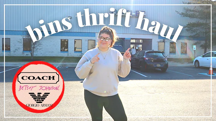 I THRIFTED ARMANI FOR $1! | Goodwill Bins Thrift H...