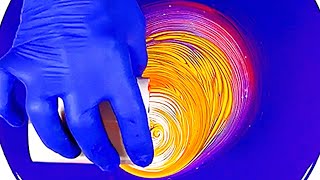 Fluid Art Multiple Layer Split Cup Tutorial