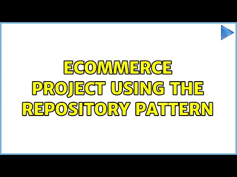 eCommerce project using the Repository pattern