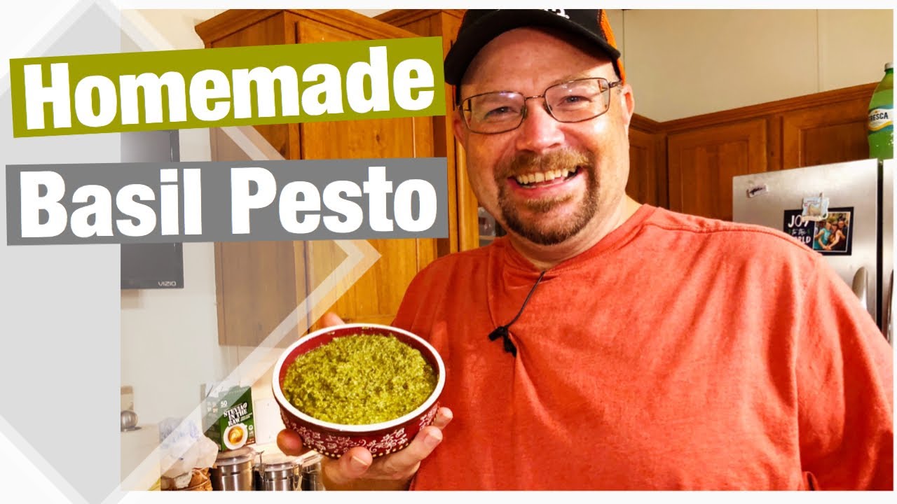 How to Use Freshly Harvested Basil | Basil Pesto - YouTube