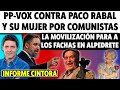 ¡Por comunistas! PP y Vox frenan ante la movilización de apoyo a Paco Rabal y Asunción en Alpedrete