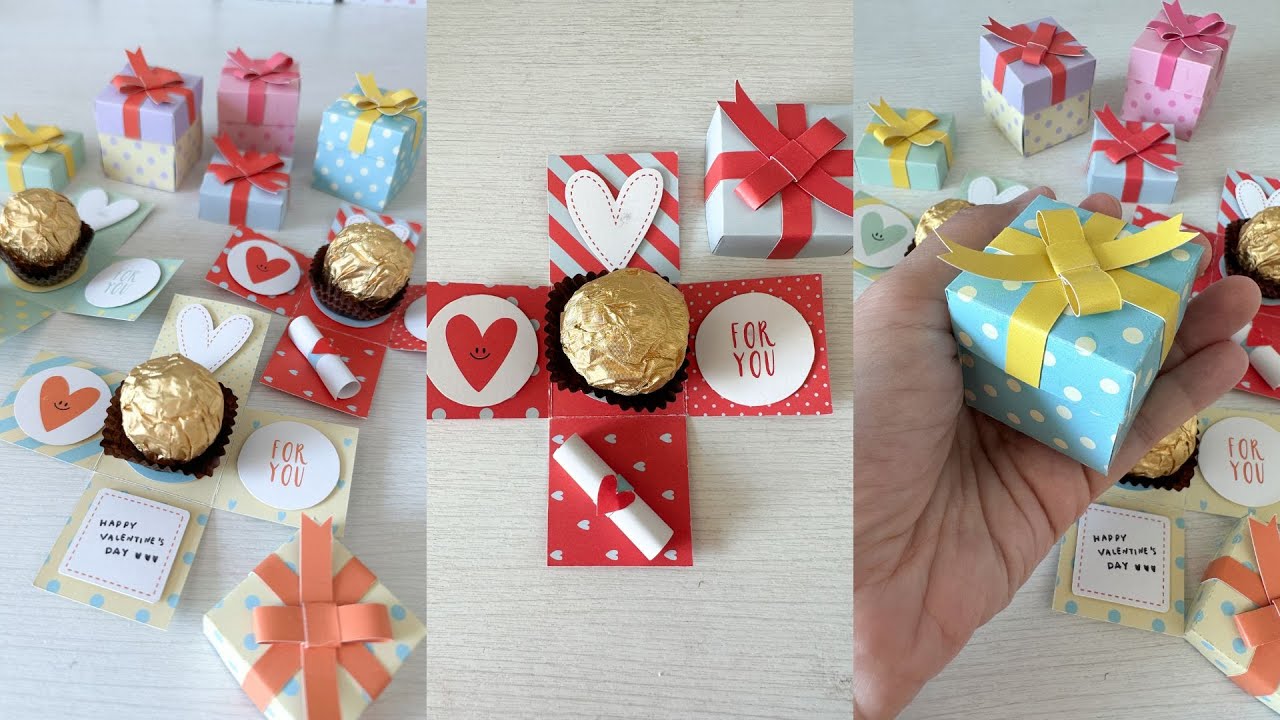 Mini Exploding Chocolate Gift Box For Valentine's day, Birthday Gift ...