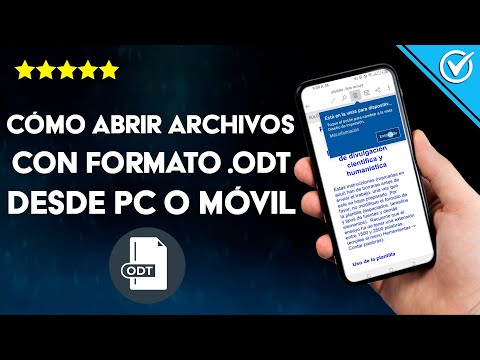 ¿Cómo abrir archivos con FORMATO .ODT desde PC Windows, iPhone o Android?