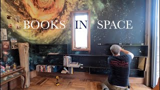 How to build floating shelves - time-lapse by naturalDESIGN - Books in space