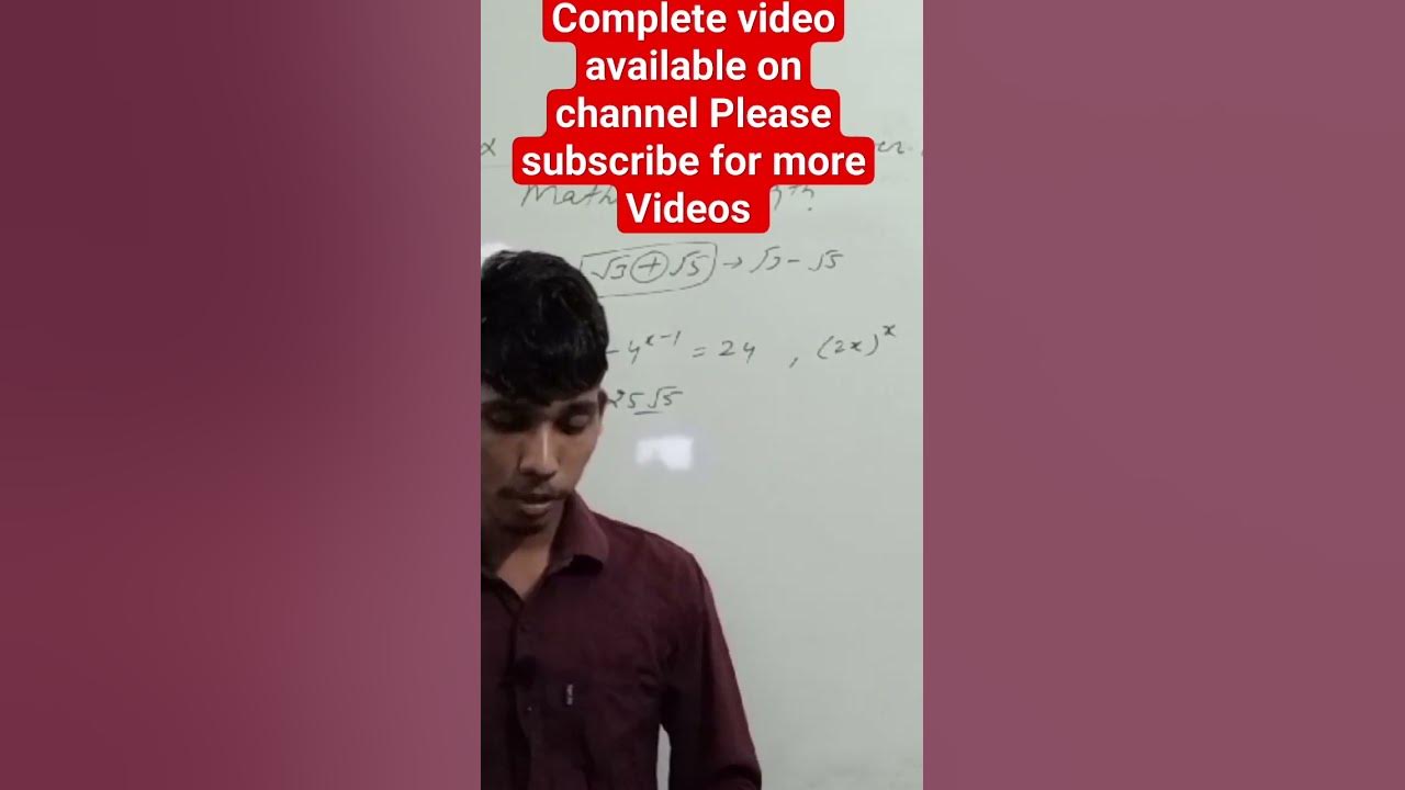 Matrix olympiad exam mcq 8 10 23 class 9th maths youtube