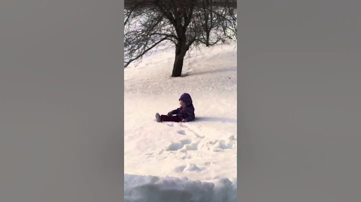 Playing in the snow