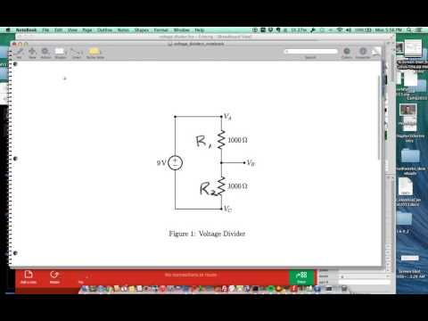 voltage divider 1k resistors calcs