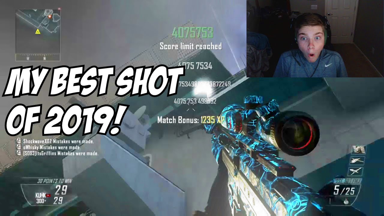 I HIT MY BEST SHOT OF 2019! (BO2 FFA TRICKSHOTTING) - YouTube