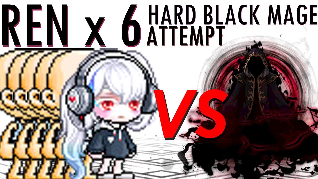 Maplestory Heroic Challenger World 2 Ren Boss Mule: 6-Man Hard Black Mage Attempt (We Failed... Sad)