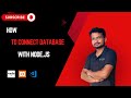 How to Connect Database With Node
