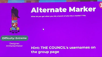 How to get ‘Alternate’ marker in Roblox Find the Markers.