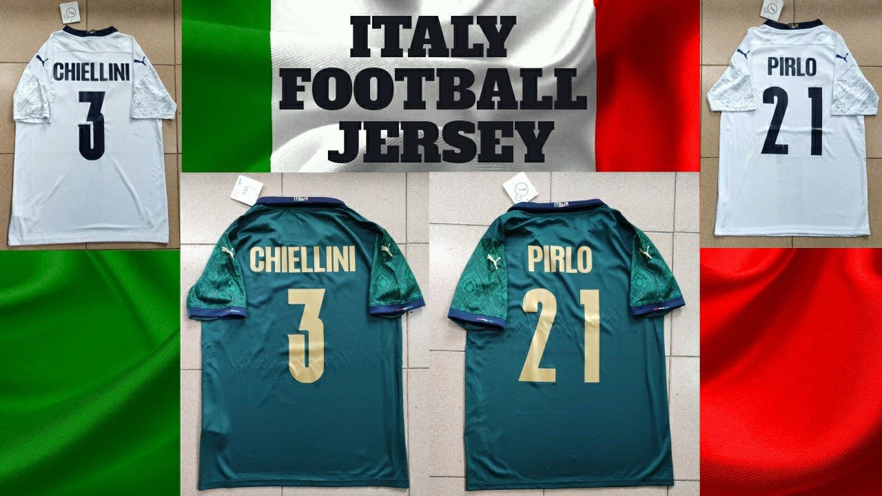 ITALY PLAYER EDITION JERSEY|CHIELLINI & PIRLO ITALY FOOTBALL JERSEY