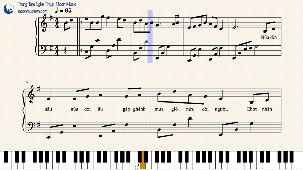 Cô Độc Vương - Piano Sheet - Arranged by Martha Loan - youtube