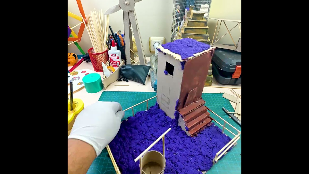 From Cardboard to Nature House 🌱 | Miniature Build #8