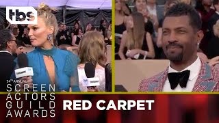 Molly Sims: Red Carpet Interview | 24th Annual SAG Awards | TBS