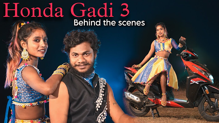HONDA GADI 3 SANTALI VIDEO || BEHIND THE SCENES || MEGHA & PRIYO || RAJU SOREN