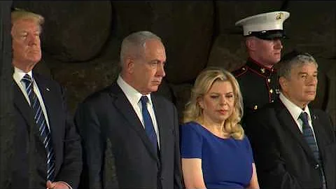 Trump lays wreath at World Holocaust Remembrance Center