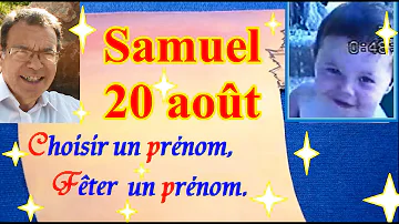 Quand fêter Samuel ?