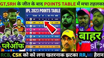 IPL 2023 Today Points Table | RR vs SRH After Match Points Table | Ipl 2023 Points Table 2023