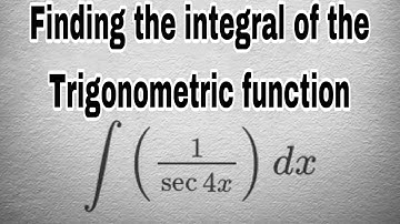 Indefinite integrals for trigonometric ratios part4 | Mathematics