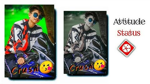 Attitude New Status editing ||Stylish Boy||Editing|Kinemaster||Tutorial||Editsbro||Template