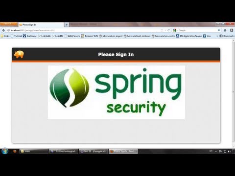 Java EE (J2EE) Tutorial for beginners Part17 - Implementing Spring Security database authentication