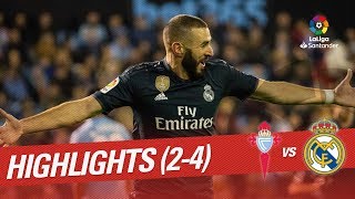 Resumen de RC Celta vs Real Madrid (2-4)