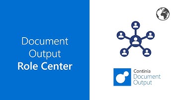 Document Output Role Center