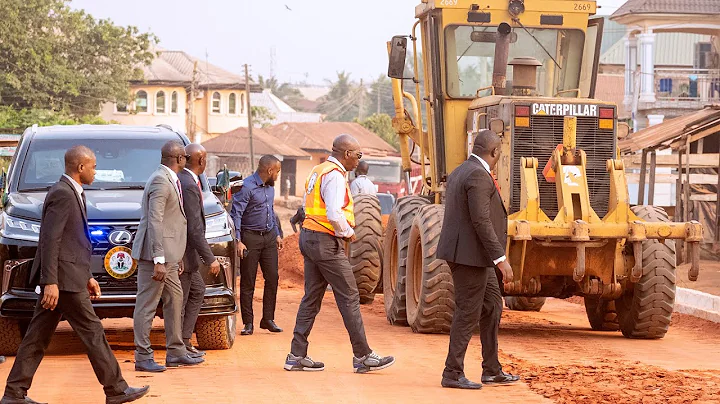 Obaseki inspects construction of roads and drainages in Benin