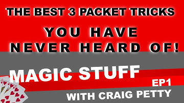 Magic Stuff | The Best 3 Packet Tricks You Have NEVER Heard Of | These Packet Tricks Are Amazing!