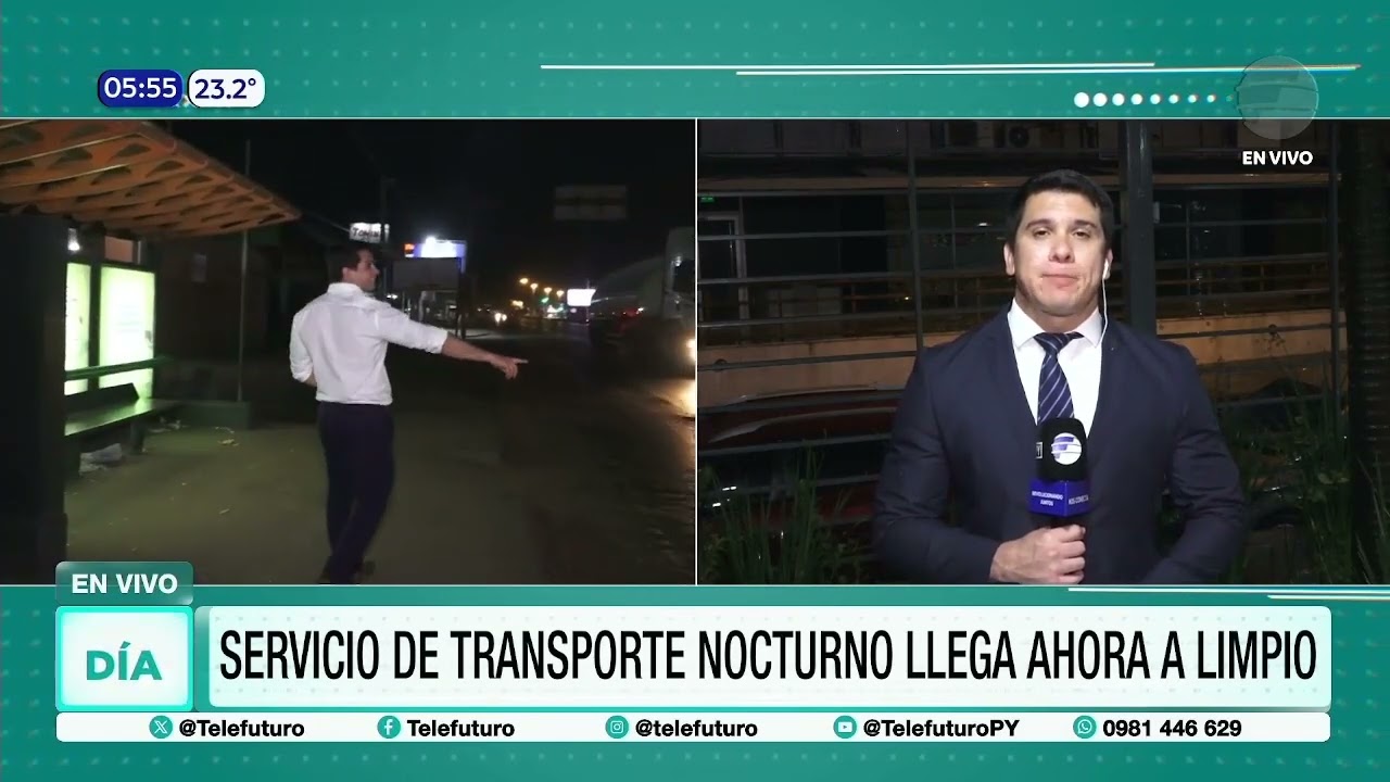 Servicio de transporte nocturno llegó a Limpio