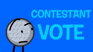 BFDI But It’s a contestant’s vote