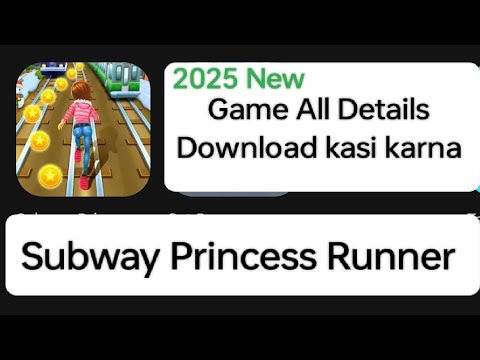 #Subway Princess Runner Game #Subway Princess Runner New Game 2025 ...