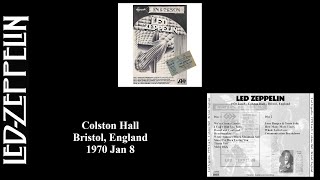 Led Zeppelin - 1970 Jan 8 - Colston Hall - Bristol, England (Aud)