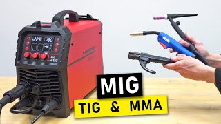 6 in 1 Multi Welding Machine (MIG, Spot, TIG, MMA...)  ARCCAPTAIN MIG200 | Unboxing and Test