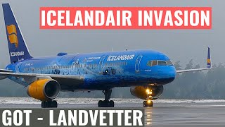 ICELANDAIR INVASION! B737-8 MAX, B757-200 | GOT | PLANESPOTTING